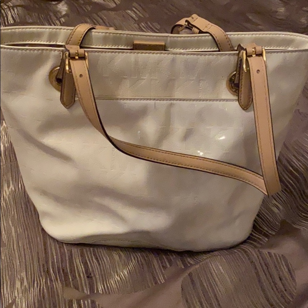 Michael Kors white purse